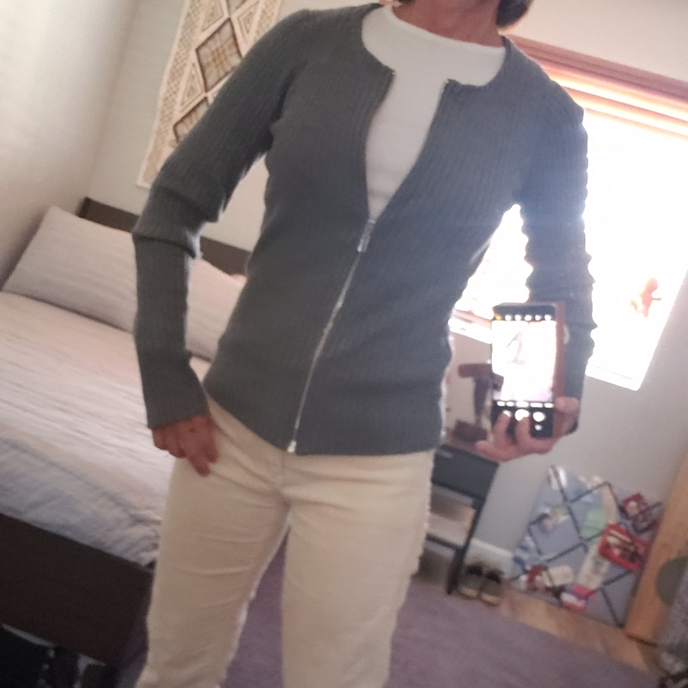 Zippered Sweater